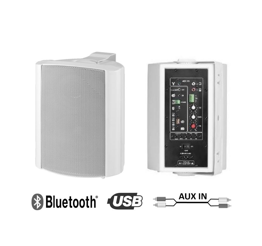 DAN-VAST-500 kompaktes Wanlautsprecher Set aktiv mit Bluetooth